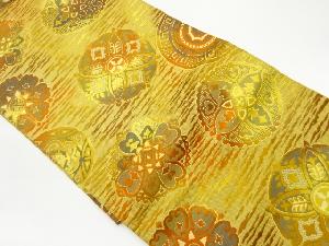 本場筑前博多華文模様織出し名古屋帯